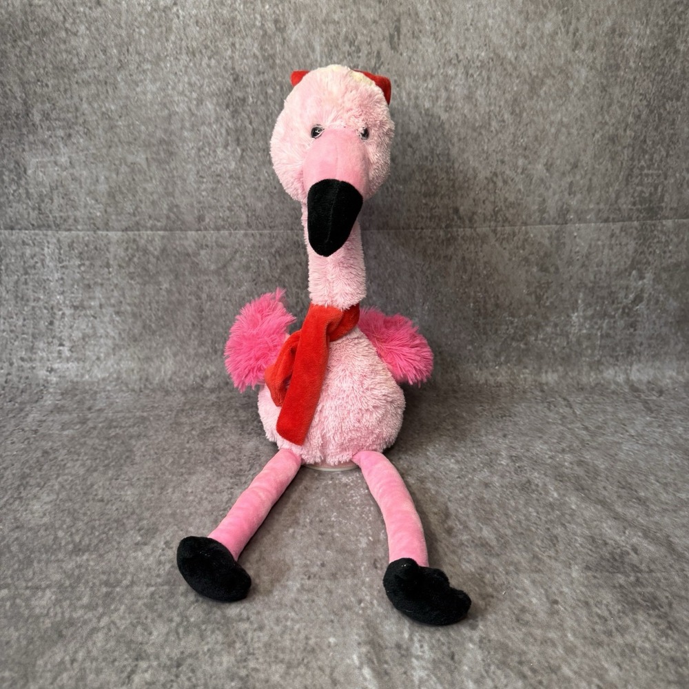 Midwood Brands Christmas Holiday Animated Musical Flamingo Jingle Bells